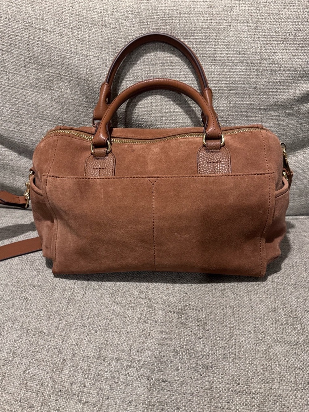 Aimee Kestenberg - Suede & Leather Satchel - Brown - Picture 3 of 16